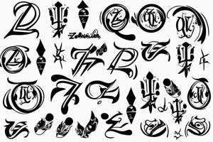zodiaz sign twins tattoo idea