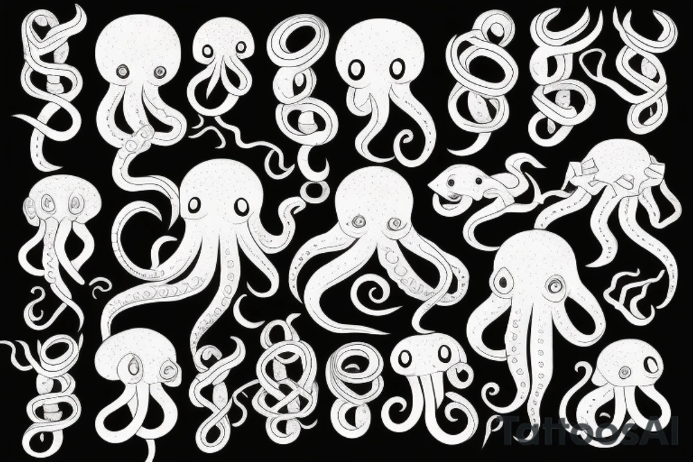 Octopus tattoo idea