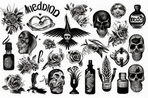 Medicine and freedom tattoo idea
