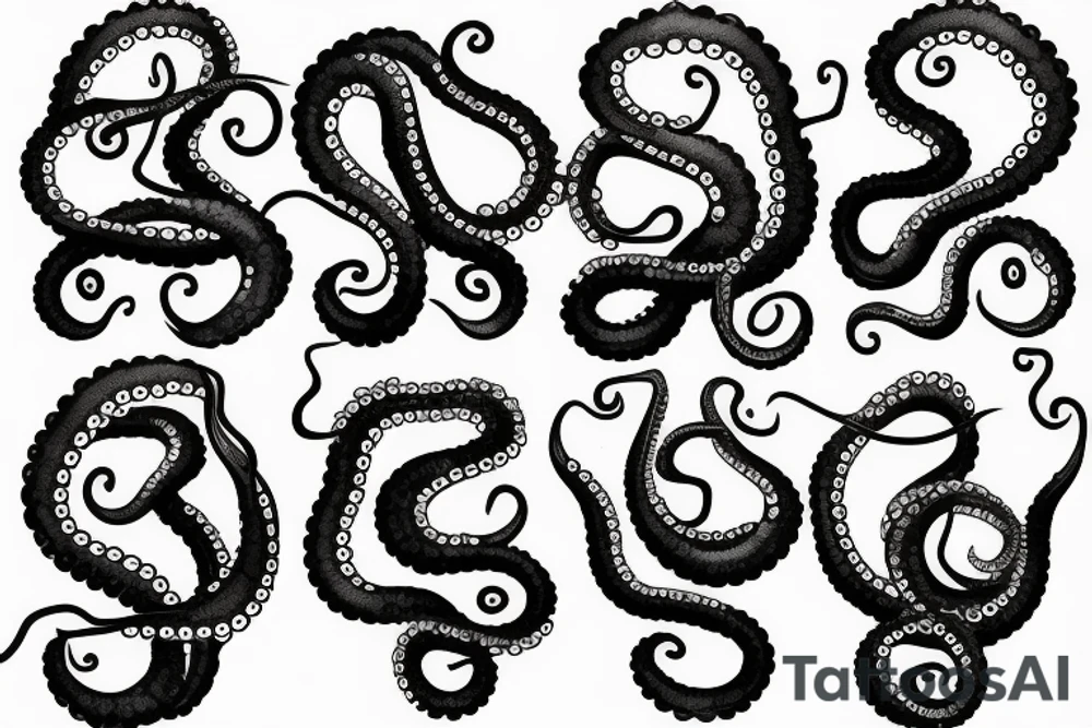 Octopus on the leg tattoo idea