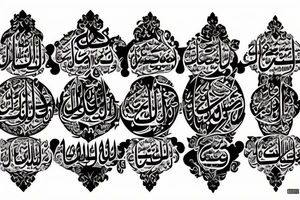 Arabic on the arm tattoo idea