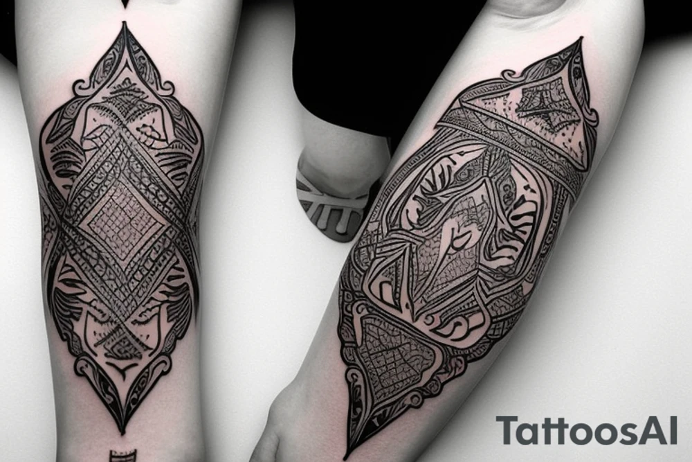 Arabic on the arm tattoo idea