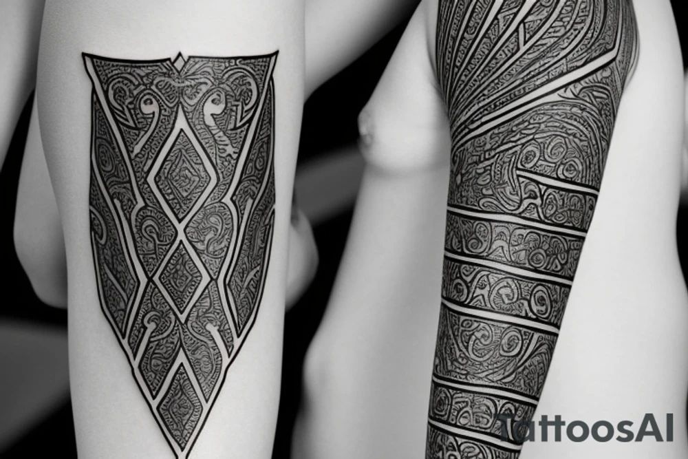 Arabic on the arm tattoo idea