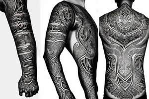 Arabic on the arm tattoo idea