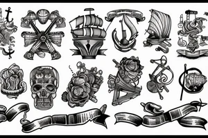 shipwreck tattoo idea