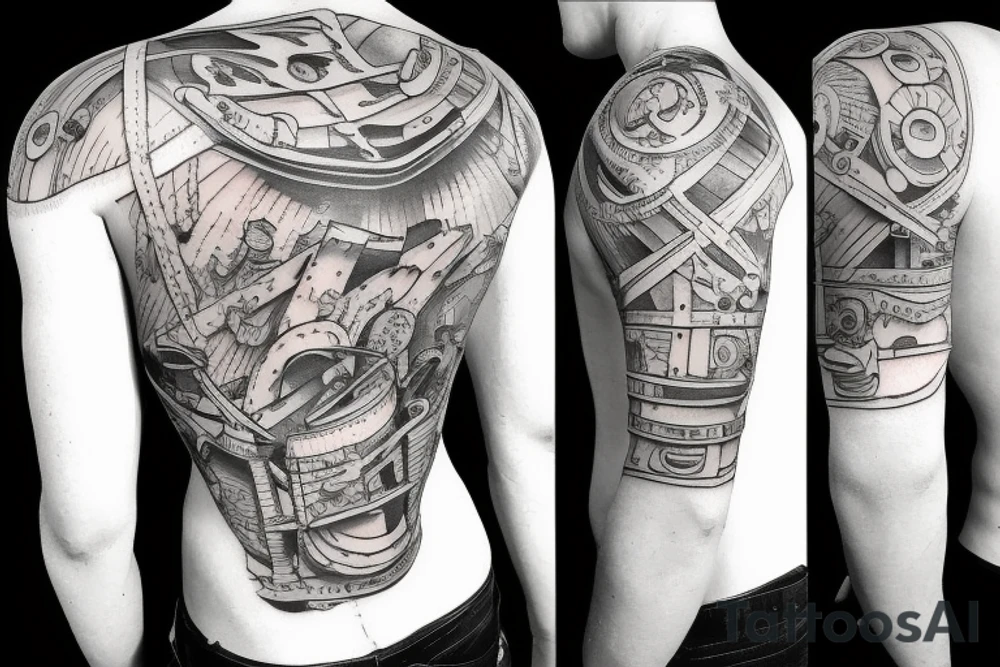 shipwreck tattoo idea