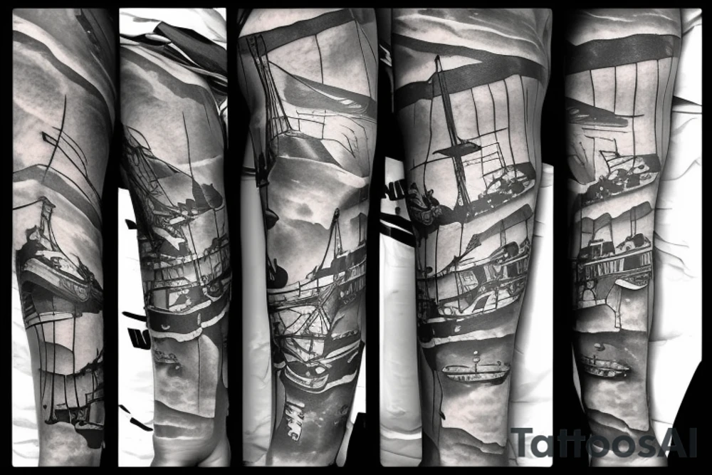 shipwreck tattoo idea