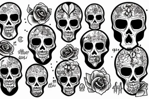 skeleton tattoo idea