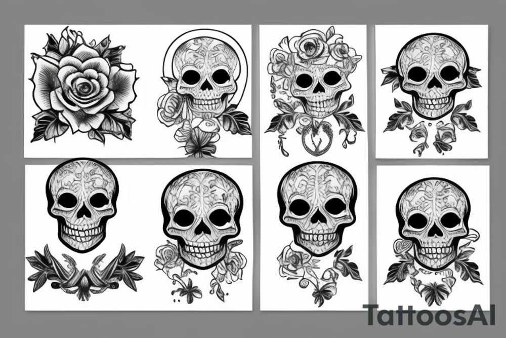 skeleton tattoo idea