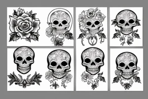 skeleton tattoo idea
