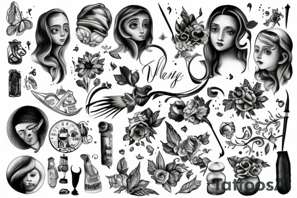 un unalome, et intégrer dedans des morceaux de moi, de ma vie, en rapport avec un enfant, un Maitre, la renaissance tattoo idea