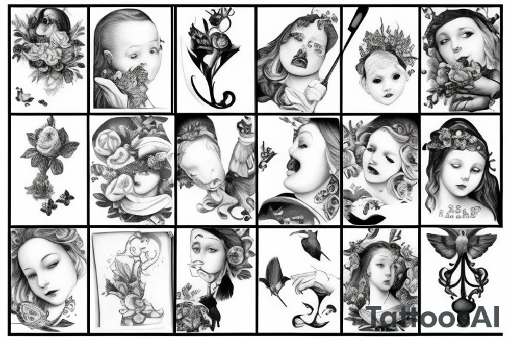 un unalome, et intégrer dedans des morceaux de moi, de ma vie, en rapport avec un enfant, un Maitre, la renaissance tattoo idea