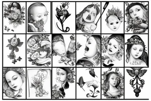 un unalome, et intégrer dedans des morceaux de moi, de ma vie, en rapport avec un enfant, un Maitre, la renaissance tattoo idea