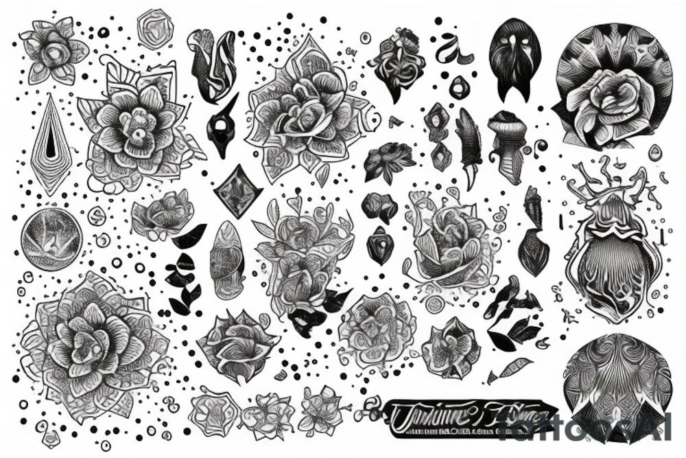 un unalome tattoo idea