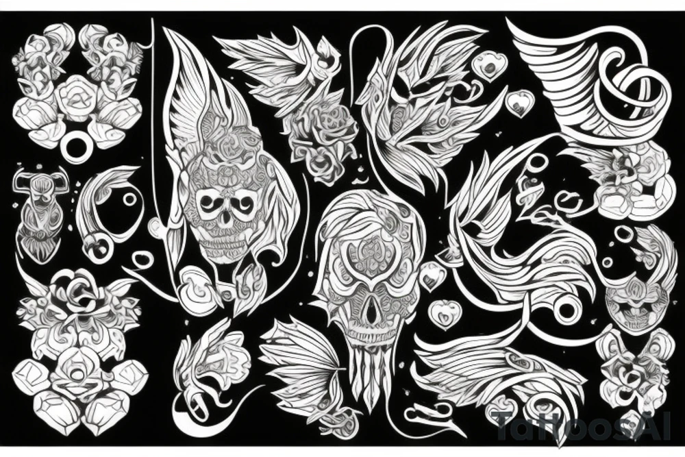 un unalome tattoo idea