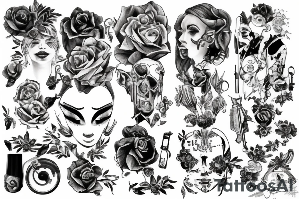 un unalome tattoo idea