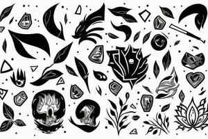 un unalome tattoo idea