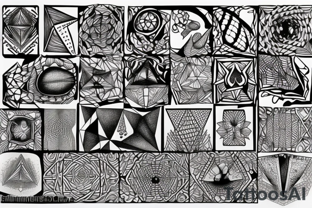 rhombus and finline tattoo idea