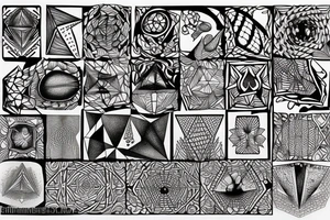rhombus and finline tattoo idea