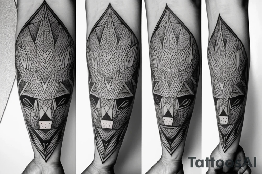 face of wolf with
straight geometric fineline tattoo idea face of wolf with
straight geometric fineline tattoo idea