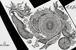 zodiac sign twins tattoo idea
