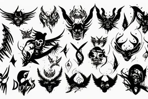 Demons vs Angels tattoo idea