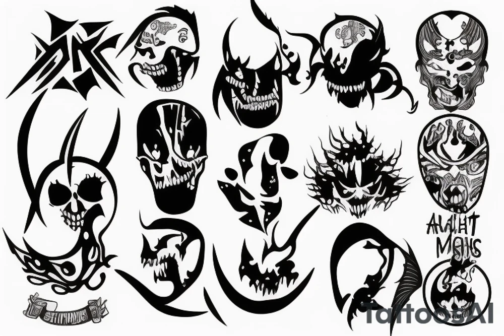 I am fighting the demons inside my head tattoo idea