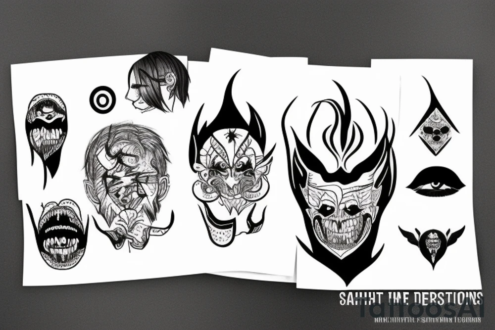 I am fighting the demons inside my head tattoo idea