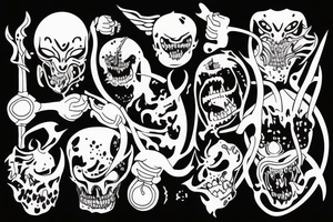 I am fighting the demons inside my head tattoo idea