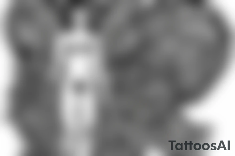 angels, purity, clean and holy tattoo idea