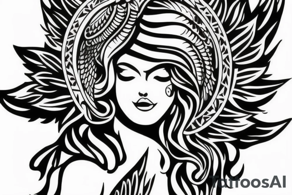 angels, purity, clean and holy tattoo idea