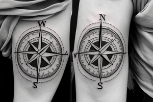 Its a compass that represents all the adventures i have had and all the adventures yet to come. Its a small tattoo for the inner forearm tattoo idea