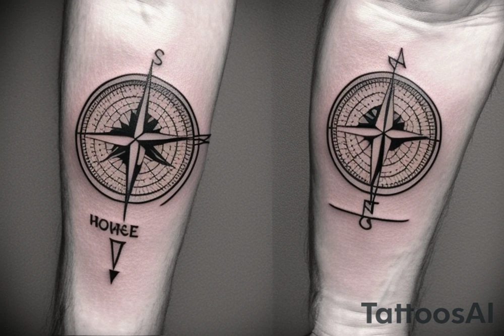 Its a compass that represents all the adventures i have had and all the adventures yet to come. Its a small tattoo for the inner forearm tattoo idea
