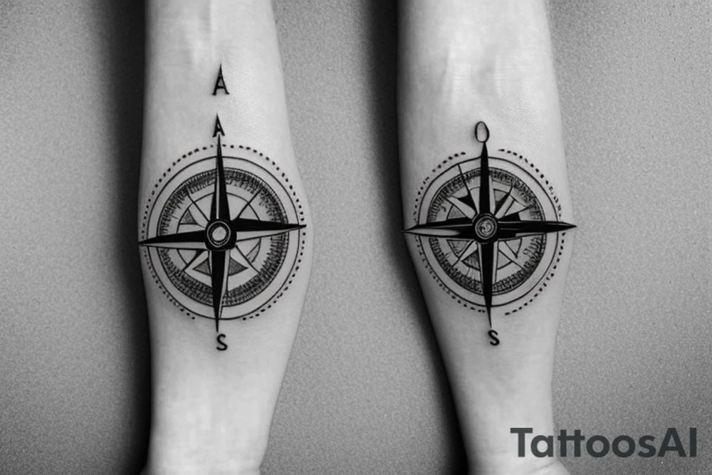 Its a compass that represents all the adventures i have had and all the adventures yet to come. Its a small tattoo for the inner forearm tattoo idea