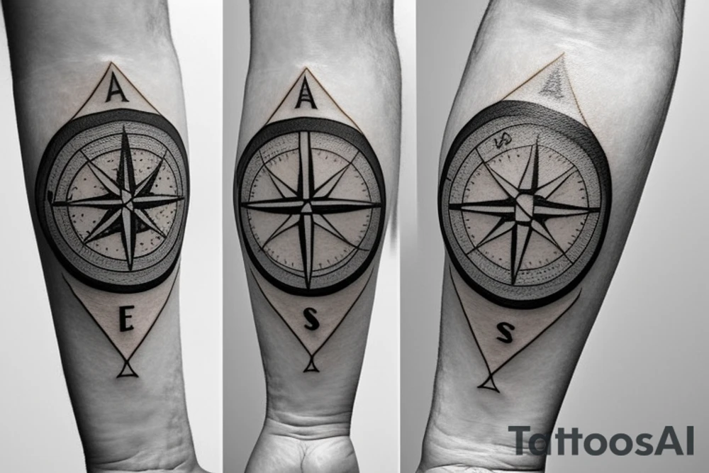 Its a compass that represents all the adventures i have had and all the adventures yet to come. Its a small tattoo for the inner forearm tattoo idea