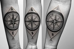 Its a compass that represents all the adventures i have had and all the adventures yet to come. Its a small tattoo for the inner forearm tattoo idea