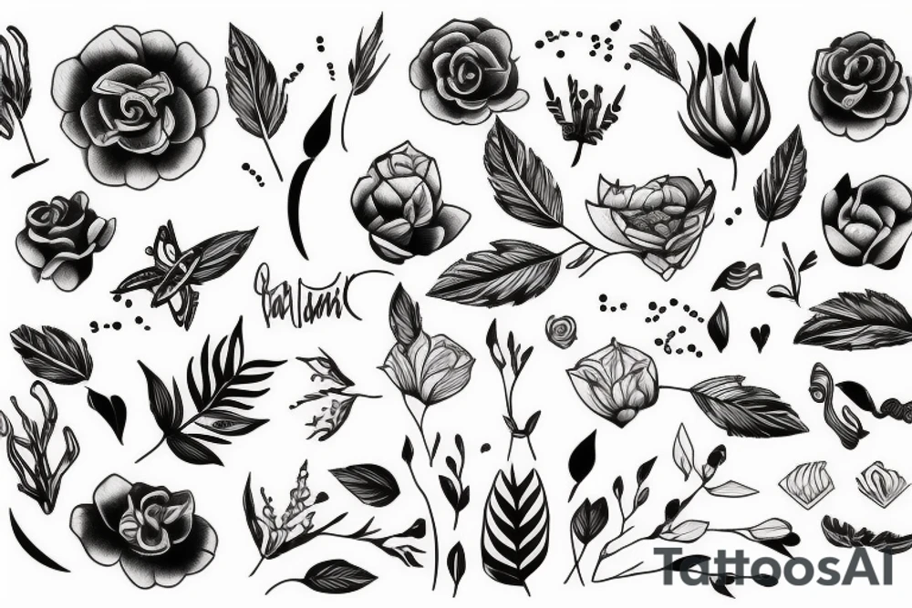 unalome tattoo idea