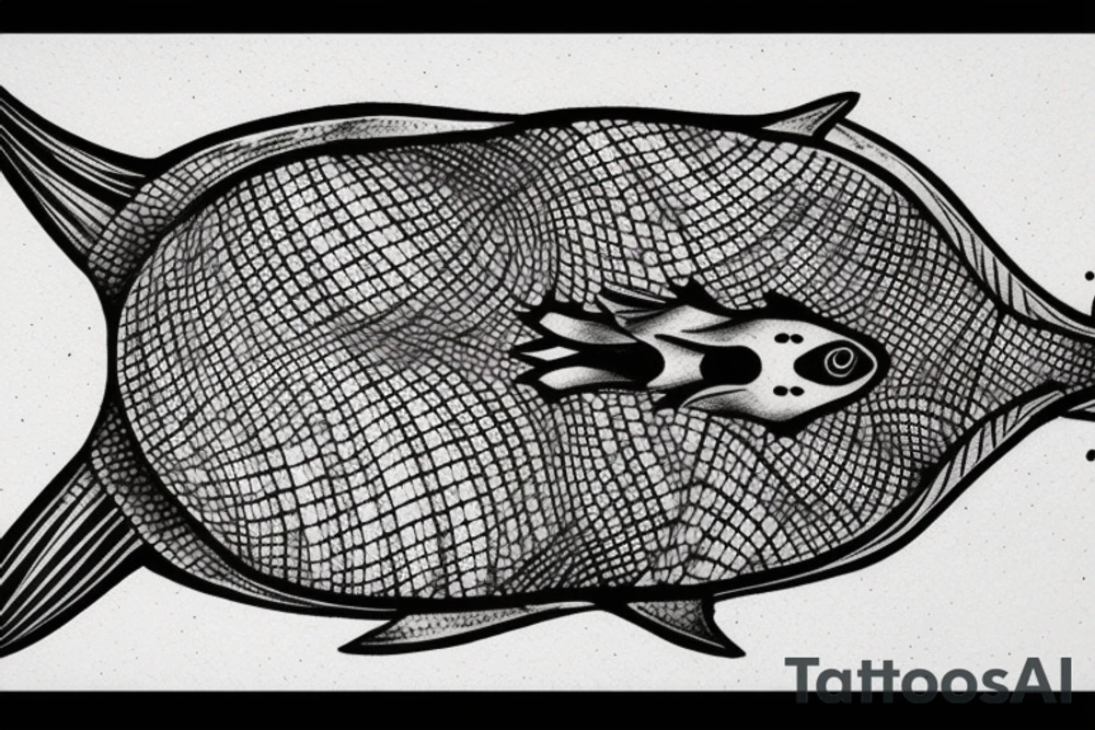 a sting ray starting on the back of my shoulder and going down the spine tattoo idea