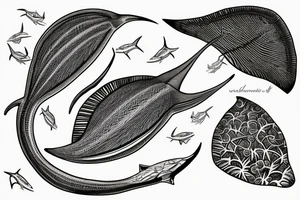 a sting ray tattoo idea