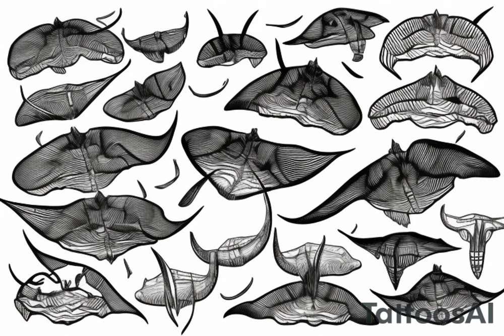 a sting ray tattoo idea