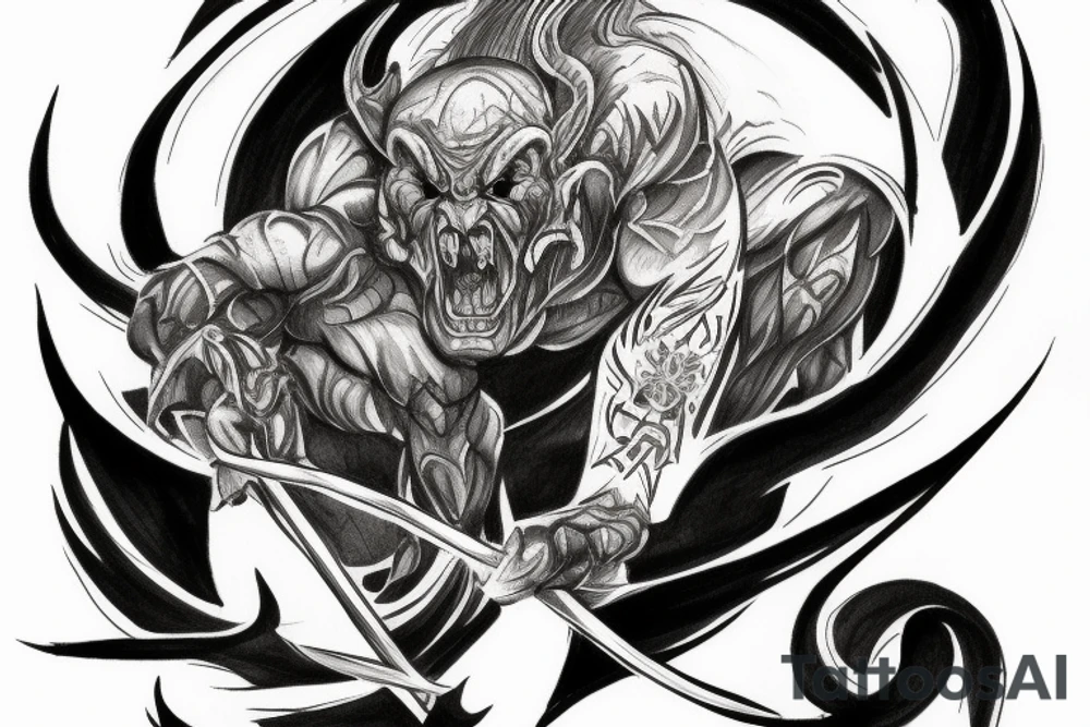 Balrog from lord of the rings tattoo idea