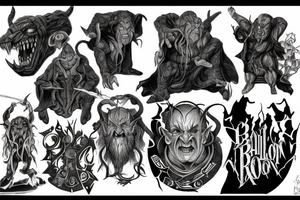 Balrog from Peter Jackson's lord of the rings tattoo idea