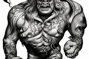 Balrog from Peter Jackson's lord of the rings tattoo idea