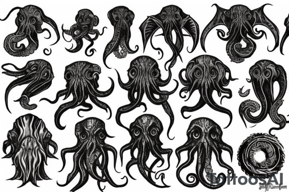 Cthulhu tattoo idea