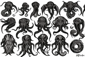 Cthulhu tattoo idea