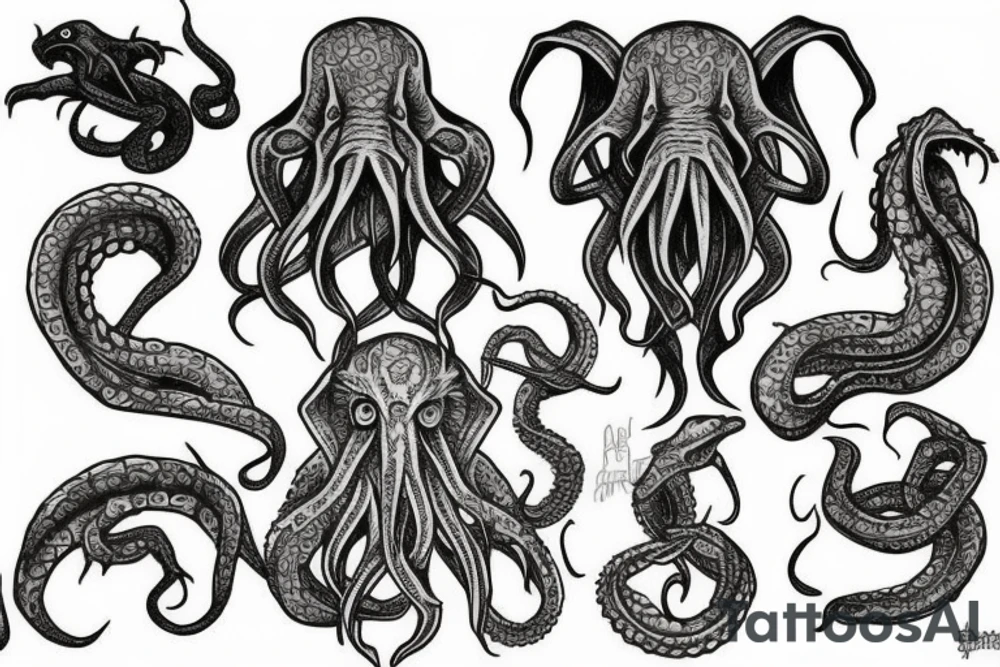 Cthulhu tattoo idea