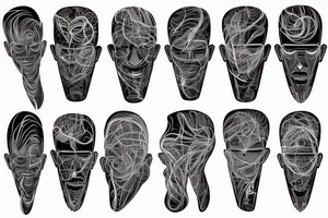 Half man half robot full body heart exploding wires sparks metal skin tattoo idea
