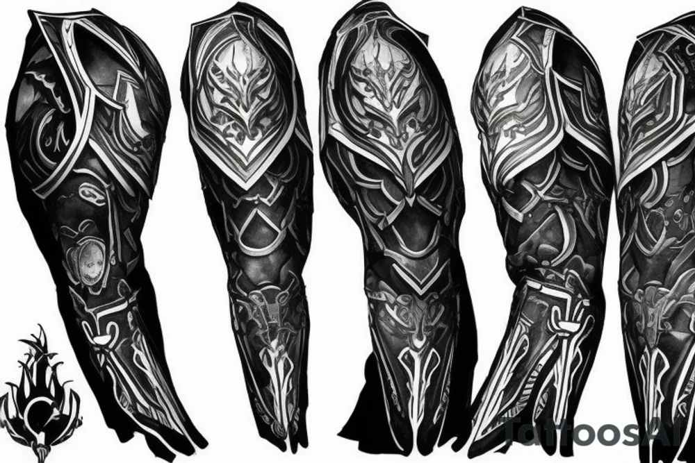 retribution paladin with shadowmourne tattoo idea