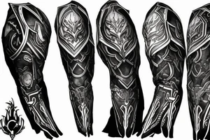retribution paladin with shadowmourne tattoo idea