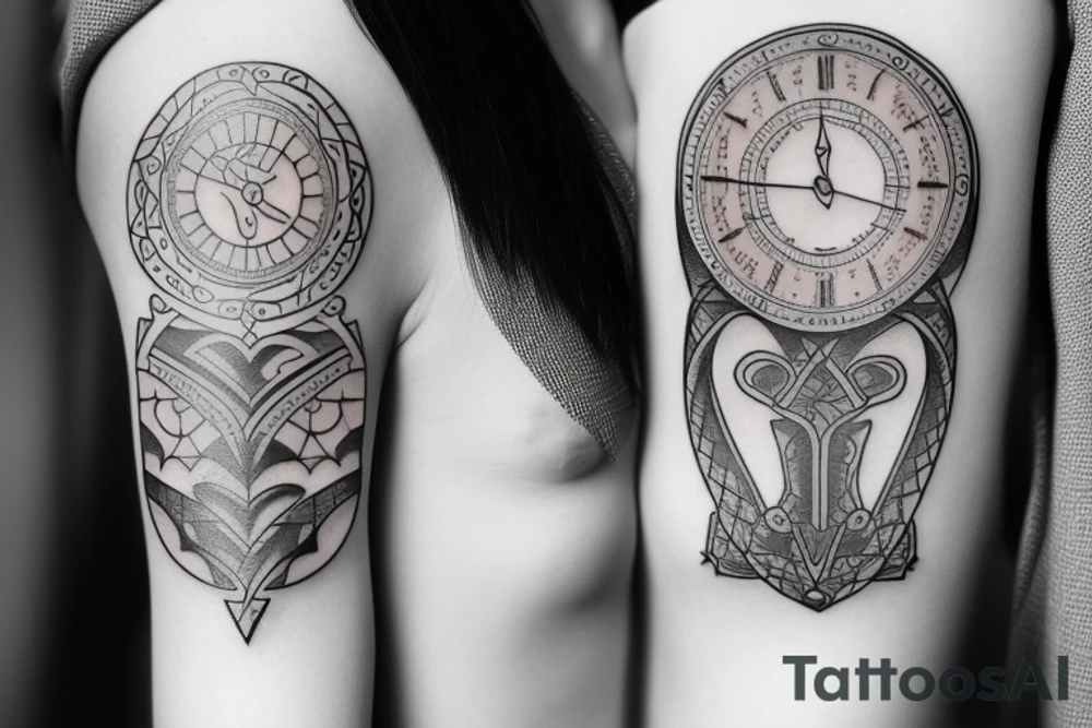 Hourglass tattoo idea